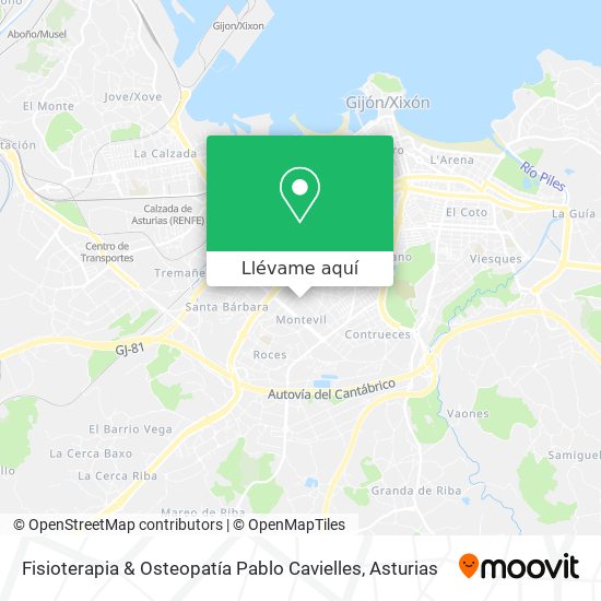 Mapa Fisioterapia & Osteopatía Pablo Cavielles