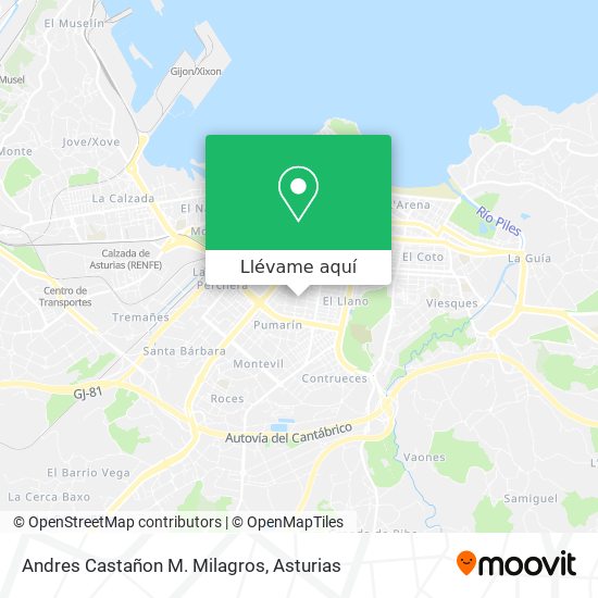 Mapa Andres Castañon M. Milagros