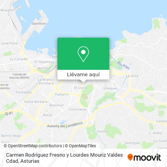 Mapa Carmen Rodriguez Fresno y Lourdes Mouriz Valdes Cdad