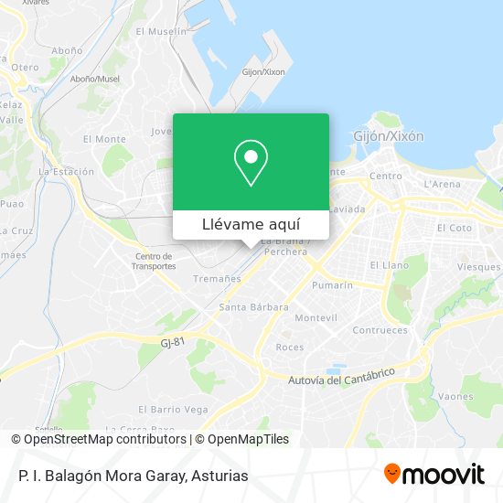 Mapa P. I. Balagón Mora Garay