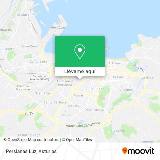 Mapa Persianas Luz