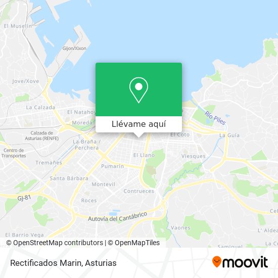 Mapa Rectificados Marin