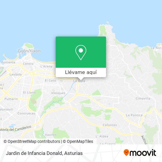 Mapa Jardin de Infancia Donald