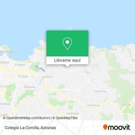 Mapa Colegio La Corolla