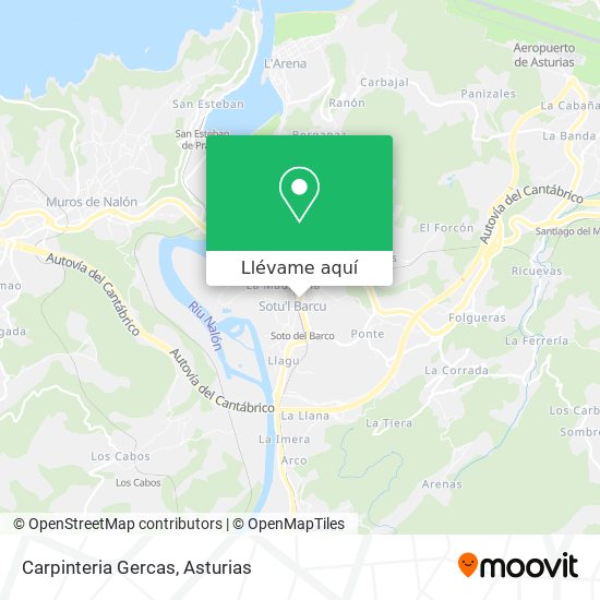 Mapa Carpinteria Gercas