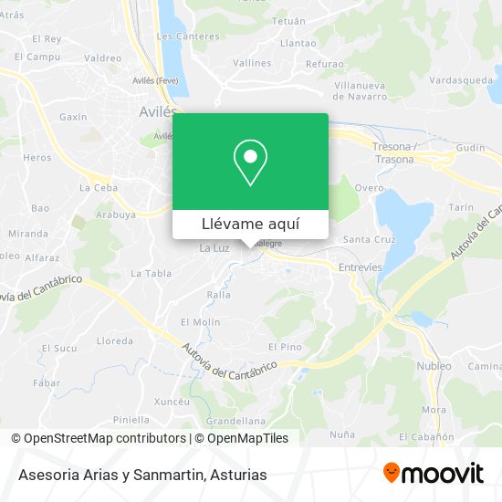 Mapa Asesoria Arias y Sanmartin