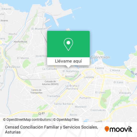 Mapa Censad Conciliación Familiar y Servicios Sociales