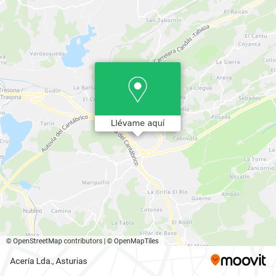 Mapa Acería Lda.