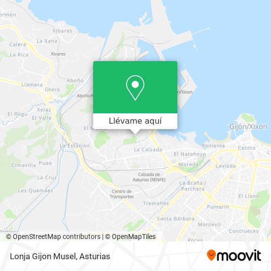 Mapa Lonja Gijon Musel