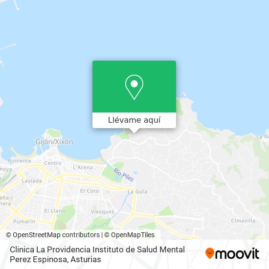 Mapa Clinica La Providencia Instituto de Salud Mental Perez Espinosa