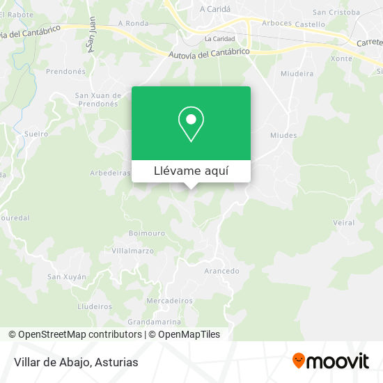 Mapa Villar de Abajo