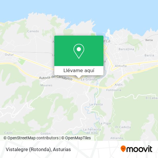Mapa Vistalegre (Rotonda)