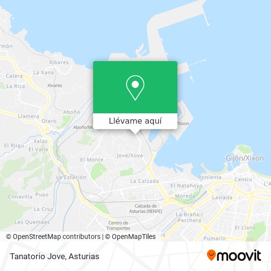 Mapa Tanatorio Jove
