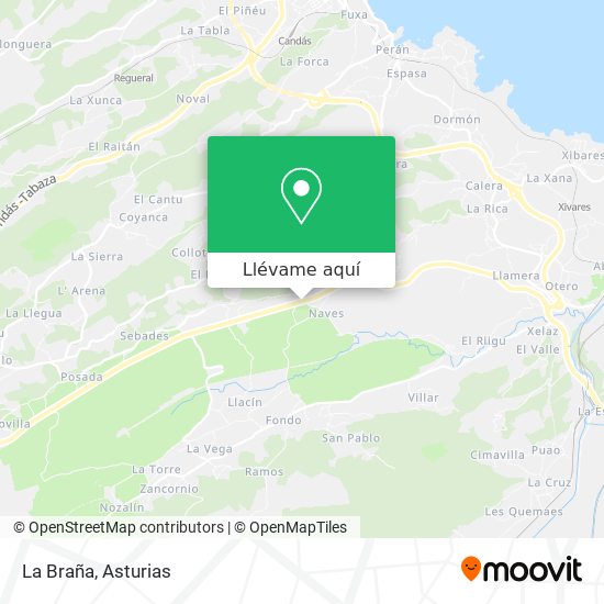 Mapa La Braña