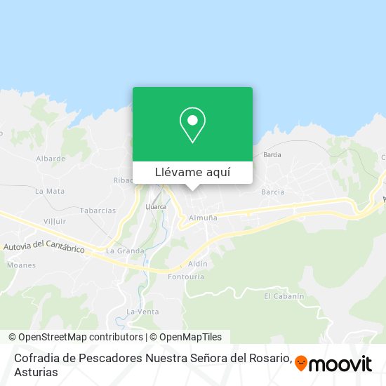 Mapa Cofradia de Pescadores Nuestra Señora del Rosario