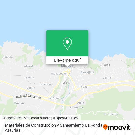 Mapa Materiales de Construccion y Saneamiento La Ronda