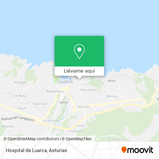 Mapa Hospital de Luarca