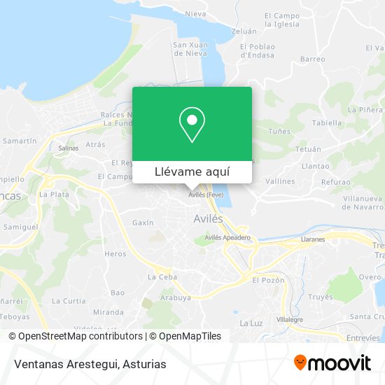 Mapa Ventanas Arestegui