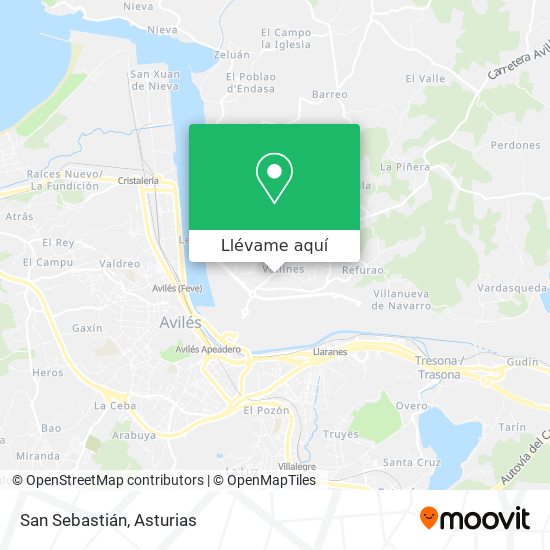 Mapa San Sebastián