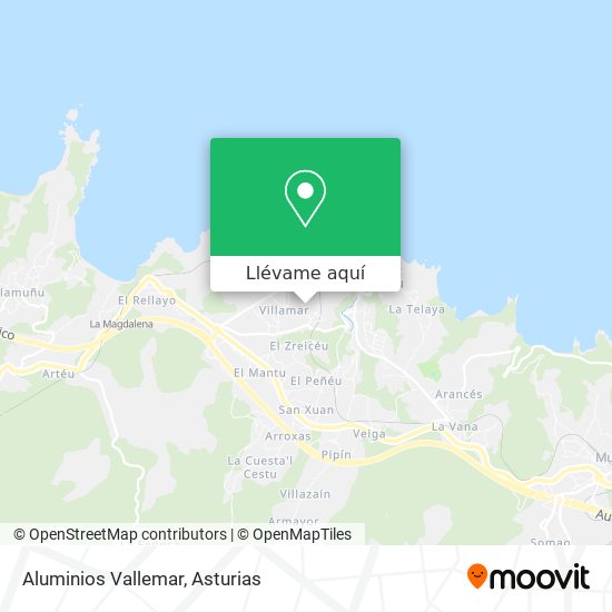 Mapa Aluminios Vallemar