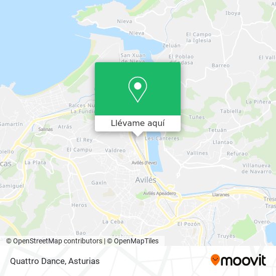 Mapa Quattro Dance