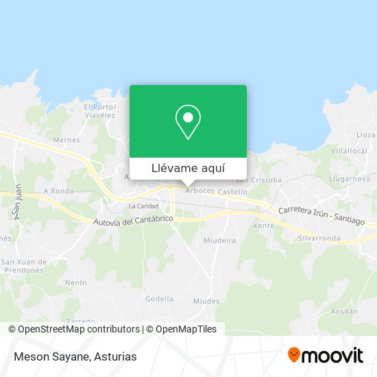 Mapa Meson Sayane