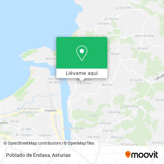 Mapa Poblado de Endasa
