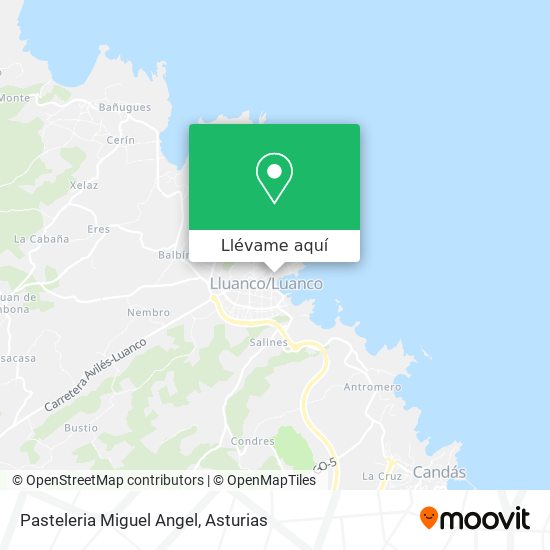 Mapa Pasteleria Miguel Angel