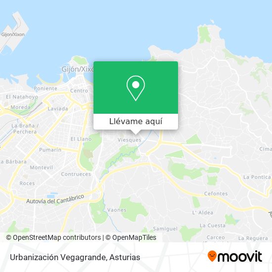 Mapa Urbanización Vegagrande