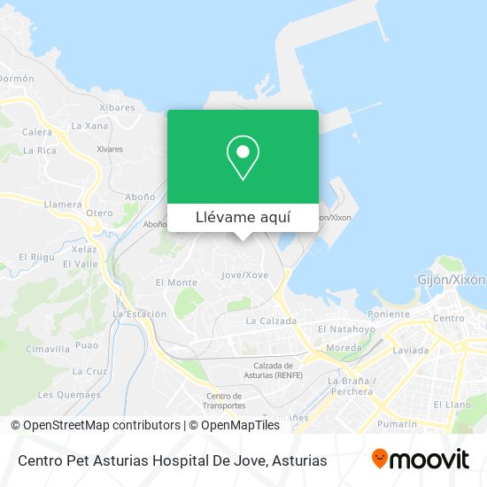 Mapa Centro Pet Asturias Hospital De Jove