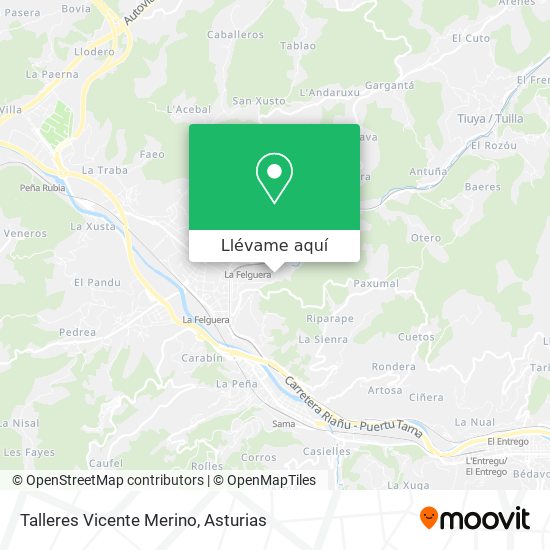 Mapa Talleres Vicente Merino