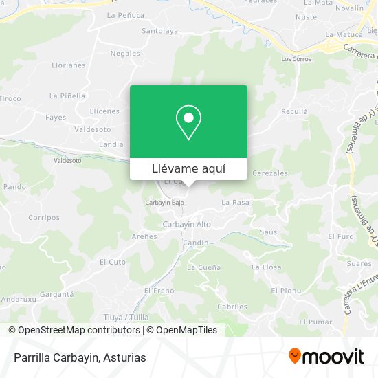 Mapa Parrilla Carbayin