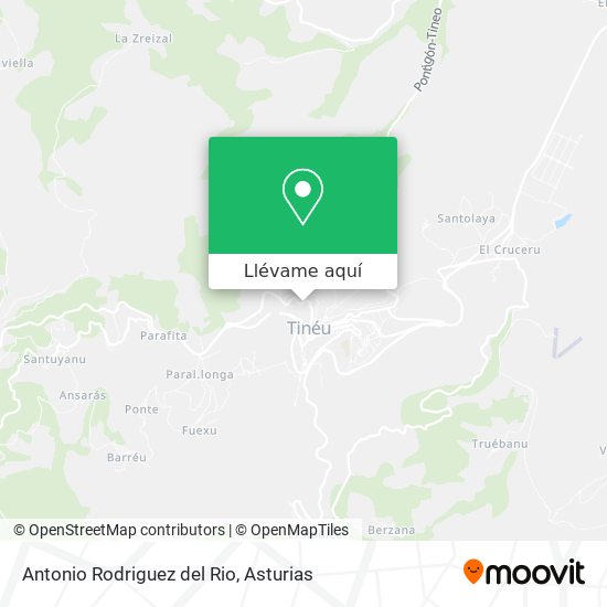 Mapa Antonio Rodriguez del Rio