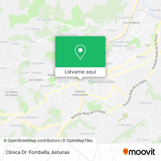 Mapa Clinica Dr. Fombella