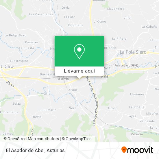 Mapa El Asador de Abel