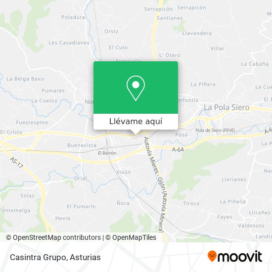 Mapa Casintra Grupo