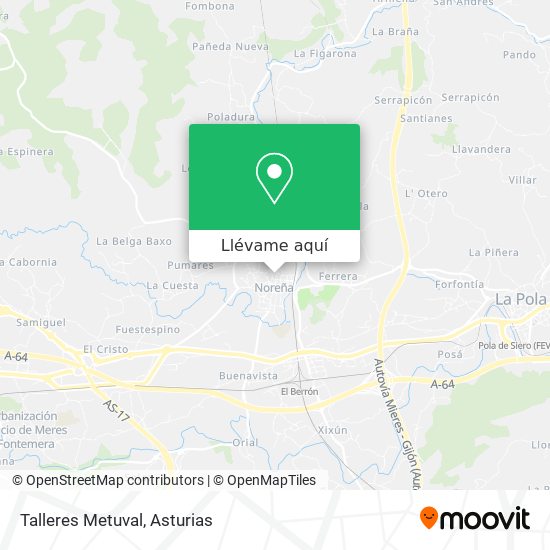 Mapa Talleres Metuval