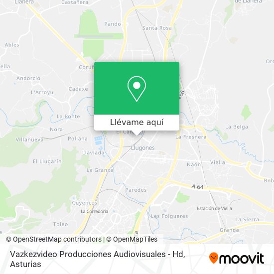 Mapa Vazkezvideo Producciones Audiovisuales - Hd