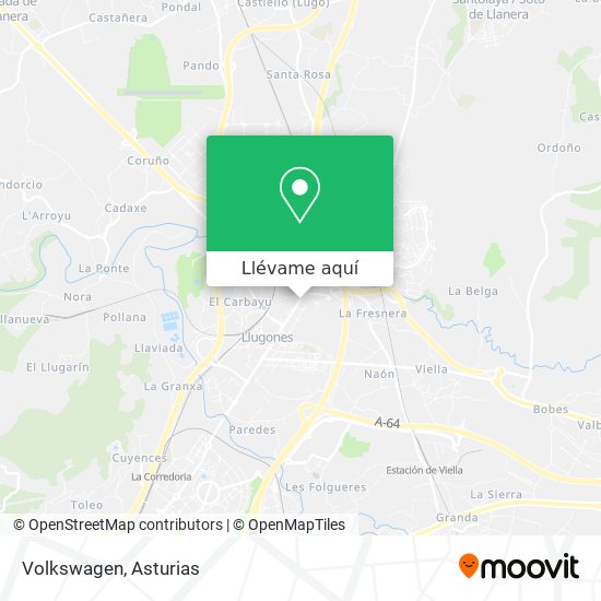 Mapa Volkswagen