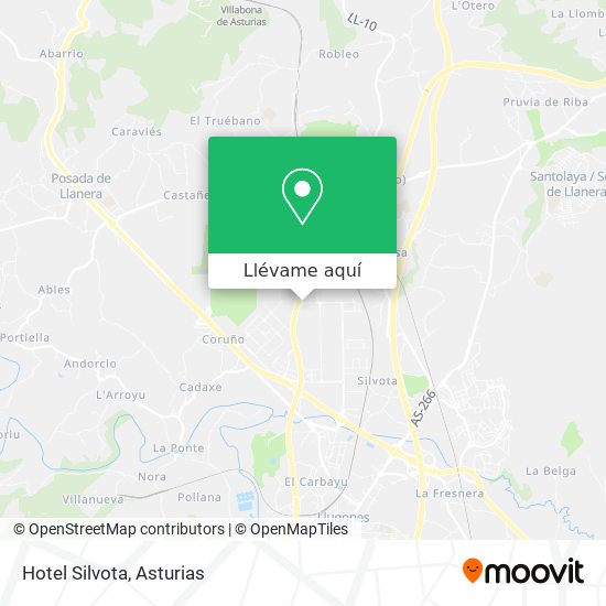 Mapa Hotel Silvota