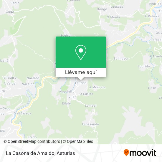 Mapa La Casona de Amaido