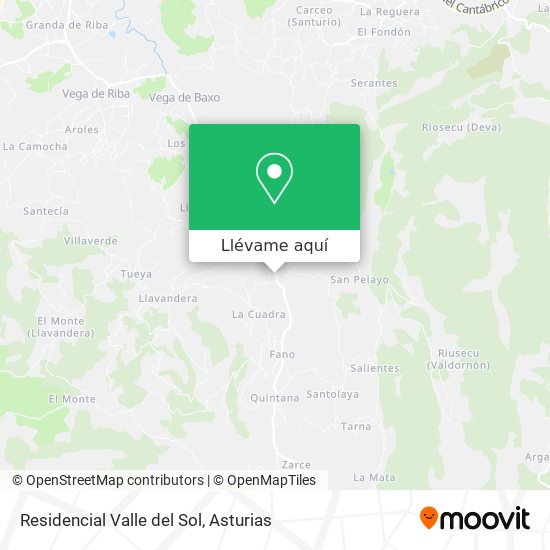 Mapa Residencial Valle del Sol