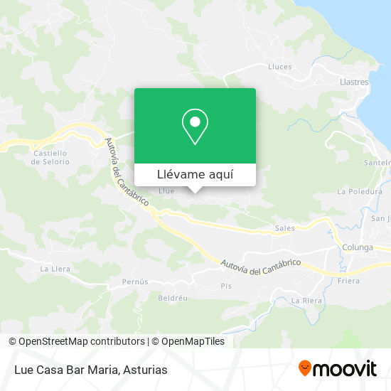 Mapa Lue Casa Bar Maria