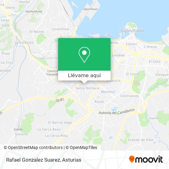 Mapa Rafael Gonzalez Suarez