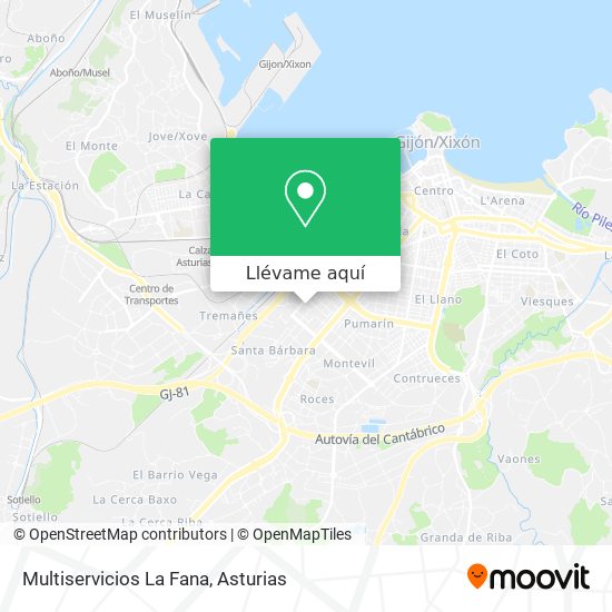 Mapa Multiservicios La Fana