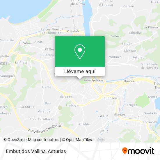 Mapa Embutidos Vallina