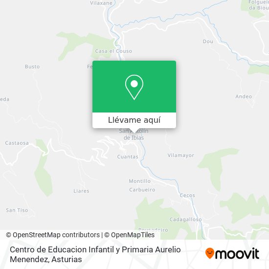 Mapa Centro de Educacion Infantil y Primaria Aurelio Menendez