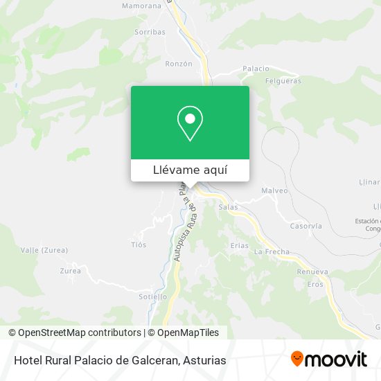 Mapa Hotel Rural Palacio de Galceran