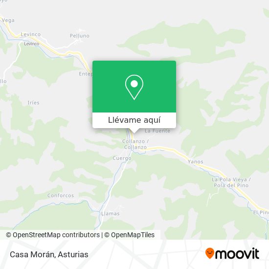 Mapa Casa Morán