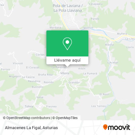 Mapa Almacenes La Figal